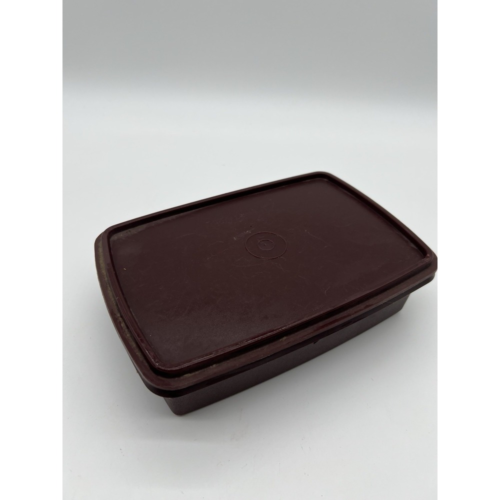 Tupperware Tuppercraft Storage, 4 compartments crafts sale Money change Brown -Q